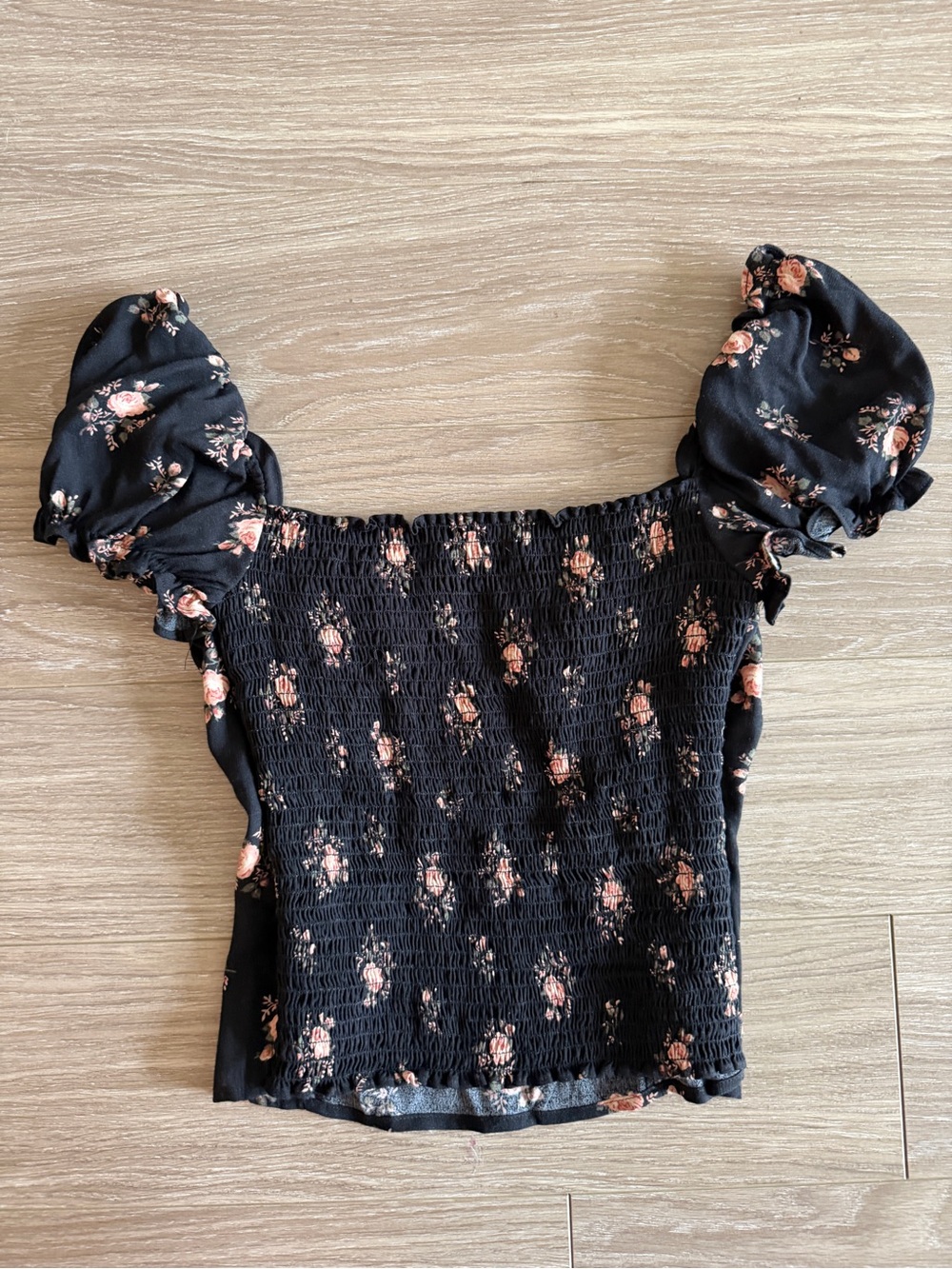 Reformation Jewel floral print bustier sweetheart top black floral size 6 - Picture 6 of 6